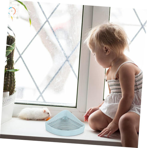 Chinchilla Bunny Toilet for Rabbit Guinea Pig Hamster Ceramic Potty Training