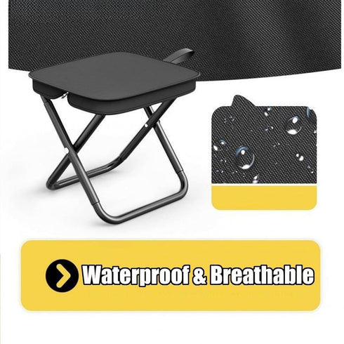 Generic 330 Lbs 330 Lbs Mountaineering and Hiking Portable Stool, Capacity Sturdy Collapsible Stool, Folding Chair