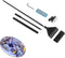 QANVEE Aquarium Algae Scraper Cleaner Brush with 10 Stainless Steel Blades for Fish
