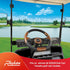Roykaw Golf Cart Steering Wheel Compatible with EZGO TXT/RXV, Club Car DS/Precedent/Tempo, Yamaha and Most Golf Cart