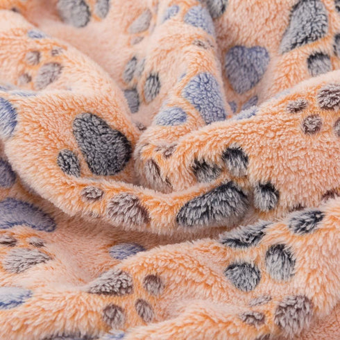 Allisandro Luxurious Dog Blanket, 350 GSM Microplush Fleece for Small Medium Large Dogs Cats, Brown, 32 x 24 Inches