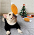 Andiker 2pcs Dog Squeaky Toy, Funny Plush Chicken Legs Bone Toy for Small Medium Large Dogs and Cats