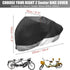 uxcell Waterproof 2 Seater Bike Cover, Extra Long Tandem Bicycle Cover for Outdoor Sun Rain Protection