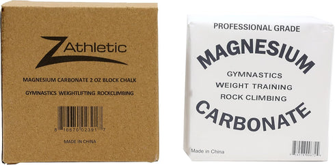 Z Athletic Block Chalk for Gymnastics, Weightlifting, Rock Climbing, Crossfit