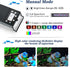 AQQA 16W Multi-Function Aquarium Light, Waterproof LED Fish Tank Light with Timer, 7 Colors, Full Spectrum