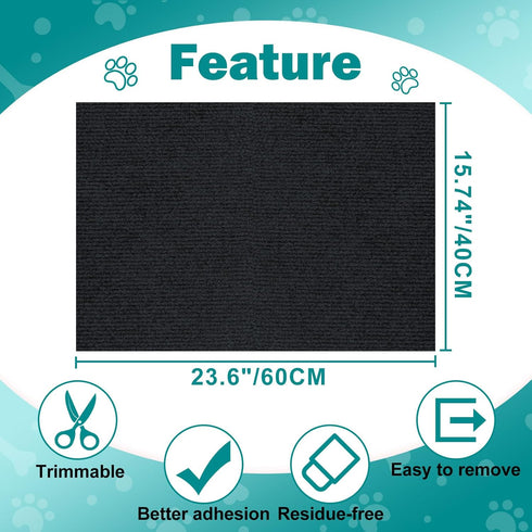 23.6x15.8 Scratching,Trimmable ENONCI Couch Wall Corner Protection for Indoor Cats,Anti Scratch Furniture Protector