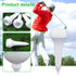LUTER 50 Pcs Short Golf Tees, Plastic Training Accessories for Irons, Par Threes, Golf Clubs