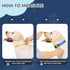 ICOYEA 7, Sponge Core Dog Cone, Inflatable Dog Cone Collar Alternative, Dogs Donut Collar After Surgery, Soft Cone