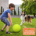 QDAN Giant Large Tennis Ball for Dogs: 9.5" Yellow Dog Tennis Ball for Outdoor Play, Big Dog Toy