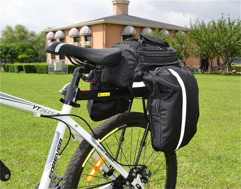 West Biking Adjustable Bike Cargo Rack - 110Lb Capacity, Cycling Equipment Stand, Reflective Logo