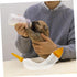 5sets Mipcase Glass Pet Feeder Nipple for Newborn Puppies Kittens Kitten Feeding Tube Safe Odorless Pet Feeding