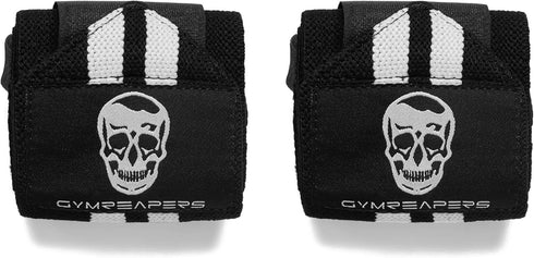 Gymreapers Weightlifting Wrist Wraps, 18" Professional Quality Support with Heavy Duty Thumb Loop