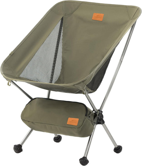Naturehike YL08 Ultralight Camping Chair, 2.38 LBS Portable Backpacking Chair with Anti-Sinking