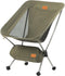 Naturehike YL08 Ultralight Camping Chair, 2.38 LBS Portable Backpacking Chair with Anti-Sinking