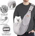 CUBY Dog and Cat Sling Carrier - Hands-Free Reversible Pet Papoose Bag, Soft Pouch and Tote Design for Small Dogs and