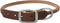 Bridle Leather Rolled Dog Collar