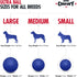 Tuff Pupper SuperChewy Tough Dog Ball Toy, Strong Natural Rubber Fetch Toy for Aggressive Chewers