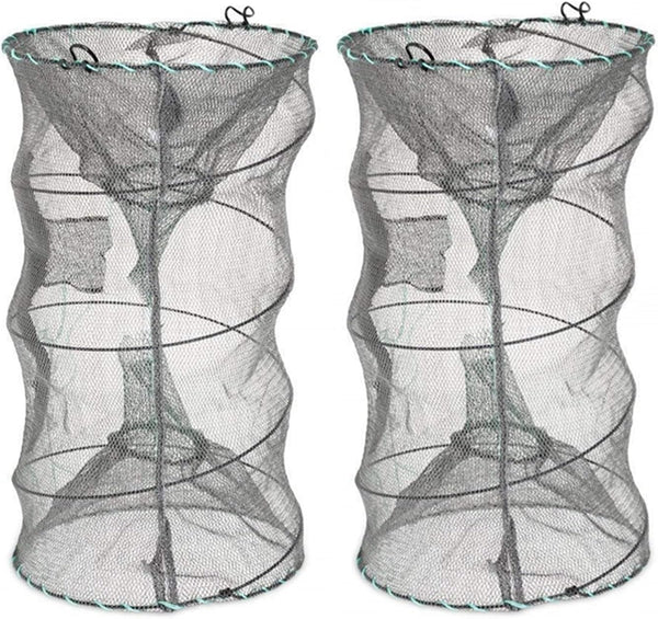 ieasky Fishing Bait Trap,2 Packs Crab Trap Minnow Trap Crawfish Trap Lobster Shrimp