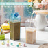 20 17 oz Foaincore Pcs Clear Milk Carton Water Bottles Bulk Plastic Square Milk Bottles Portable Reusable Leakproof Cup