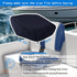 Cover(2 Pack),High Cover,W18xD20xH14,Outdoor Boat Folding Seat Density Waterproof Captain's Chair Durable Fishing Chair