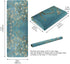 Leopard Skin Blue Animal Yoga Mat - Eco Friendly Non Slip Fitness Exercise Mat 70.8x26inc