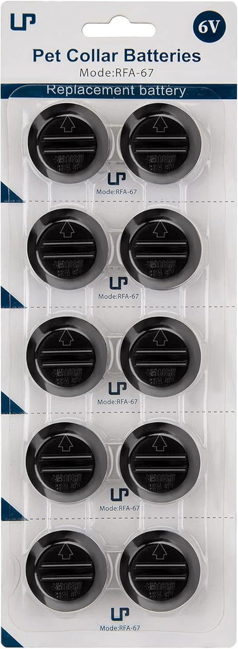 LP RFA-67 6 Volt Replacement Battery for PetSafe PIF-300 RF300 PIF-275-19 PRF-3004W PUL-250 Collar Batteries