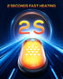 Hand Warmers Rechargeable, 2 Pack 6000mAh Electric Portable Heater, 20 Hrs Long Heating Hot Pockets Hand Warmer, Gifts