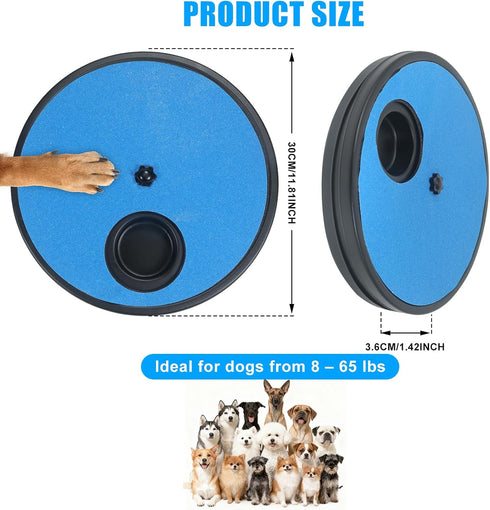 MuzzlePop 2 40 lbs) Dog Nail Scratch Board with Knobs Best for Small & Medium Dogs (Under | Stress-Free Nail File