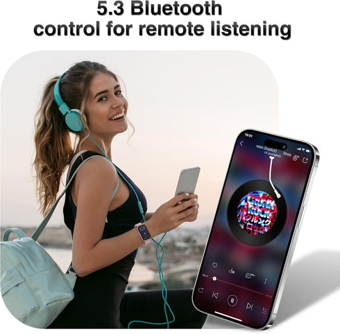 RLQA 24/7 Counter, IP68 Fitness Tracker, Smart Watches for Women Men with Heart Rate/Blood Pressure/Blood Oxygen