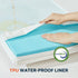 Washable Cooling Pet Bed, Certipur-Us Certified Memory Foam, Waterproof Inner Liner, 29" x 18", for Small & Medium Dogs