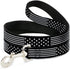 Americana Stars Stripes2 Dog Leash Black White 4 Feet Long 1.0 Inch Wide