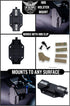 We The People Holsters IWB Car Gun Mount - Universal Flat Mounting Holster for Concealed Carry, Quick Release