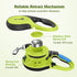 Pecute 16 ft Retractable Dog Leash with Light, 360° Tangle-Free Nylon Leash for Medium Large Dogs up to 66lbs