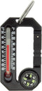Sun Company HikeHitch 2 Carabiner with Thermometer and Compass for Camping, Hiking, and Backpacking