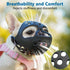 BARKLESS Short Snout Dog Muzzle, Soft Silicone Flat Faced Muzzle for French Bulldog, Shih Tzu, and Pug Grooming.