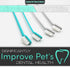 H&H Pets Dog Toothbrush Dual Headed Design for Small & Large Dogs, Available in 4 or 8 Counts Pack