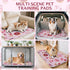 IEUUMLER 2 Pack EU015 36x36 Washable Pee Pads for Dogs, Cake Pattern Reusable Waterproof Puppy Potty Pads, Non-Slip