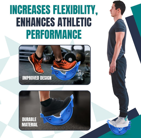 Foot & Calf Stretcher Premium Stretcher for Plantar Fasciitis, Achilles Tendonitis Relief Foot Rocker with Durable
