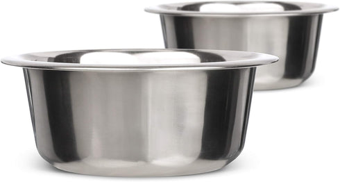 Neater Pet Brands 2.2 Cup Stainless Steel Dog Bowls, Set of 2 Neater Feeder Replacement Bowls for Small Dogs