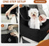 Straps,3 WOOAIDAGG Dog Car Seat for Medium Sized Dog,Pet Travel Car Bed with Seat Belt Channle,Fully Detachable