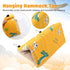 Rypet Winter Warm Bird Nest House - Hanging Hammock Velvet Shed Hut for Parrots, Parakeets, and Budgies (Yellow)