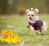 Andiker Dog Squeaky Toy, Durable Latex Chew Toy with Sound Squeaker for Dogs, 8" Yellow Pig Toy