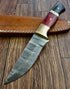 Poshland Handmade Damascus Steel 9 Inches Full Tang Skiner Knife (BC-1096) by Poshland