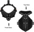 ICEFANG GN8 Tactical Dog Harness with 4X Metal Buckles, Reflective No-Pull K9 Vest for Small Dogs (Black, Small)