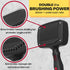 Combo Dog Brush - Slicker & Undercoat Rake - Self Cleaning Grooming Tool for Medium & Long Haired Pets