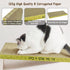 Cardboard Cat Scratcher Pads, Dual-Side Corrugated Cat Scratching Board for Indoor Cats