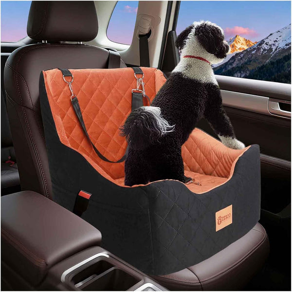 CESOO Dog Car Seat for Small/Medium Dogs Under 40lbs, Dog Booster Car Seats