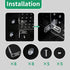 Aquarium Fish Tank Divider, Clear Acrylic Isolation Grid Board with Suction Cups for Fish Partition and Decoration