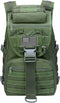 LIMHOO Military Tactical Backpack - 35L Hiking Trekking Rucksack, 3 Day Molle Assault Pack (Army Green)