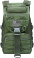 LIMHOO Military Tactical Backpack - 35L Hiking Trekking Rucksack, 3 Day Molle Assault Pack (Army Green)